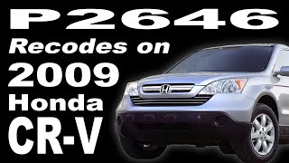 [E113] Honda CRV check engine light on code P2646. Vtec pressure switch?