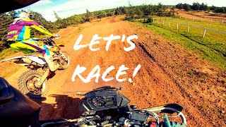 V-Strom 650 Off-Road at Miller Meadow Motocross Track