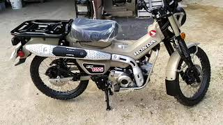 ホンダ CT125 ハンターカブ マットフレスコブラウン 納車