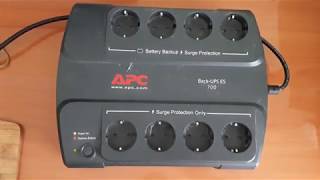 Ремонт Apc es 700, мигает зеленым и пищит