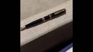 Platinum 3776 Century Black Gathered Fountain Pen