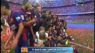 Barcelona  campeón 2014 2015