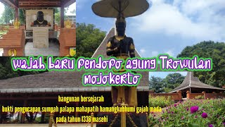 Pendopo agung trowulan mojokerto|tempat bersejarah juga bisa liat burung merak dan ngasi makan rusa