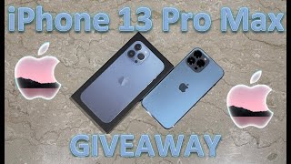 iPhone 13 Pro Max Sierra Blue Unboxing, Review & Giveaway [OPEN]