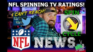 NFL NEWS: Congrats SELF to hide DROP in NFL TV Ratings by SPINNING THEM!