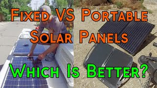 Fixed Solar Panels VS Portable Solar Panels For Your RV - Which Is Better? What Do We Recommend?