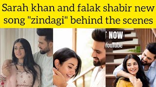 sarah khan and falak shabir new song "zindagi" bts