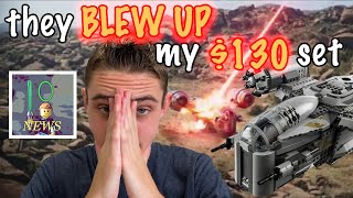 They BLEW UP my $130 LEGO Set!! [The Razor Crest is Never Coming Back]