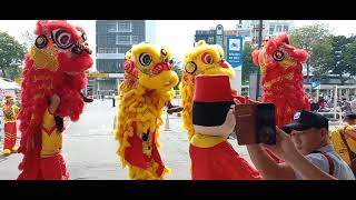 Tết Lunar New Year  Vietnam 22nd January 2023 - Dragon & Lion Dance Performance 1 @Aeon Mall HCMC 🇻🇳