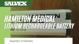 Virtual Product Inspection at Salvex - Hamilton Medical Lithium Rechargeable Battery 369108