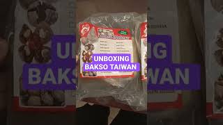 UNBOXING BAKSO DI  TAIWAN #shorts