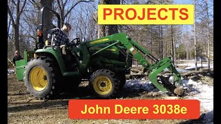 Projects continue | John Deere 3038e | Our Big House in the Little Woods