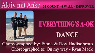 Everything´s A-OK - Linedance - Fiona & Roy Hadisubroto - dance by Anke and more