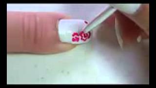 Rose Garden Nail Art Design Tutorial