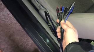 Running 3 RCA Cables for Chevy Cobalt