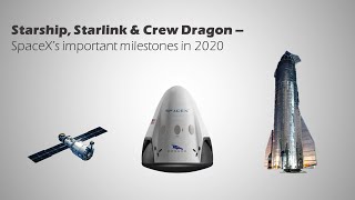 SpaceX's critical milestones for Starship, Starlink & Crew Dragon.