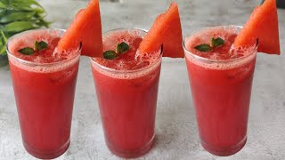 Watermelon Juice Recipe | Quick Watermelon Juice for Summer | Flavours Touch