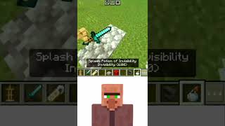 Tiktok hack Minecraft Villager io io io meme#shorts #minecraft#VishalGamer7655