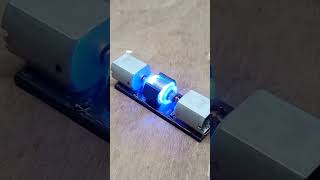 cool dc motor experiment #experiment #electronic #dcmotor