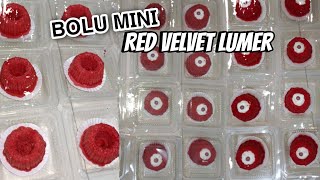 RESEP BUAT BOLU MINI RED VELVET LUMER | COCOK IDE JUALAN BOLU KUKUS MINI | SUPER LEMBUT EMPUK ENAK❗❗