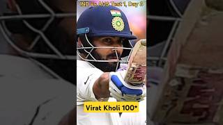 Virat Kohli's 100 Not Out in Australia: #CricketHistory #BGT2024 #KohliCentury24 #youtubeshorts