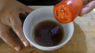 AGRAGALE miel a un tomate y lo que sucede es impresionante.