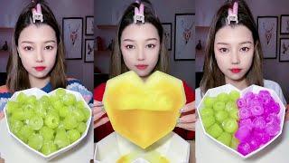 ASMR ICE EATING - MUKBANG HEART SHAPE ICE EATING CRUNCHY SOUNDS