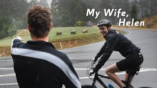 Racing my wife up a hill: Bike Rider vs Runner