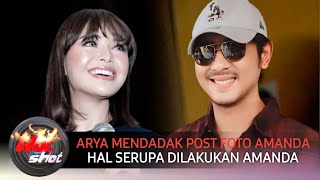 Arya saloka dan Amanda manopo kompak sama sama Posting foto mereka promosikan film terbarunya