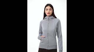 Women Apparels | Velvet Lined Zip Up Hoodies