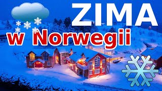 Zima na południu Norwegii. Sandefjord 2023