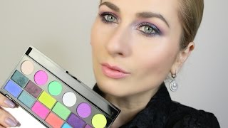 Макияж с палеткой Makeup revolution Colour Chaos