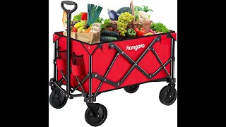 Homgava Collapsible Folding Wagon Cart: PRODUCT REVIEW