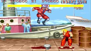 Street Fighter 2 The World Warrior - Boss Hack -  M. Bison / Vega - (ARCADE) - FINAL = ストリートファイター2