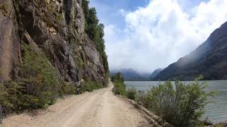 Carretera Austral en moto. De Río Tranquilo por ruta X-728 a Bahía Exploradores, 29 nov 2020.