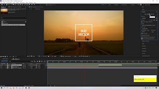 Adobe After Effect Tutorial - Create Basic Title Trim Path Effect