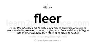 How to pronounce Fleer | English pronunciation