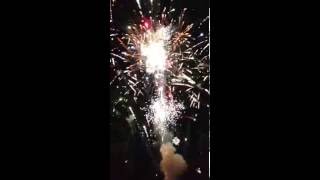 E.T Backyard Fireworks Show 2016.. 4k... Part 1