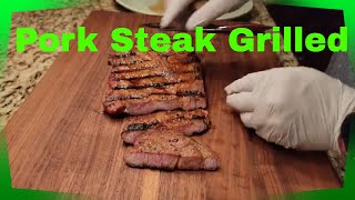 How to grill a Pork Steak