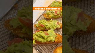 कभी भी बना के खाऐं । Avocado Bruschetta #shorts #food #viral #new