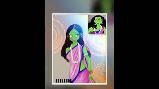 Bangla cartoon's anime transformation...#anime #meena #thakumarjhuli