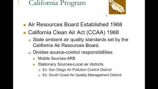 Air Pollution Regulations