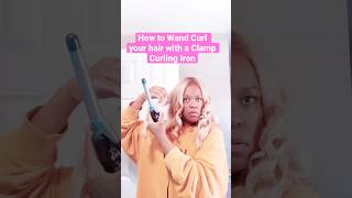 How to Wand Curl & Bombshell Beachy Waves using a standard Curling Iron (For Beginners)|Hair Curling