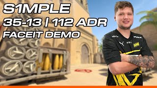 s1mple (35-13) - CS2 DEMO POV - FACEIT 3700 ELO - MIRAGE