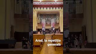 Arad, repetiția dinaintea concertului