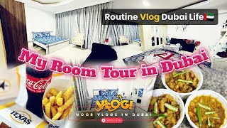 My Room Tour in UAE 🇦🇪🏠|| Buht Ziada Kaam Akelay Krna Para Mujhe aaj🥺||@noorvlogsindubai9897