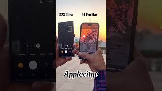 S23 Ultra VS IPhone 14 Pro Max - Design &Camera Zoom Test#viralshorts#s23ultra#shorts#short#yt