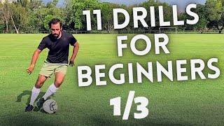 Basic Ball Mastery Drills for Beginners - Session 1/3 | Simple Drills for u5 - u8