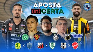 PALPITES PARA OS JOGOS DE HOJE DA SÉRIE B - APOSTA (in)CERTA - 23/07/24