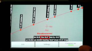 DishPointer + Android = Suchen des Astra Satelliten